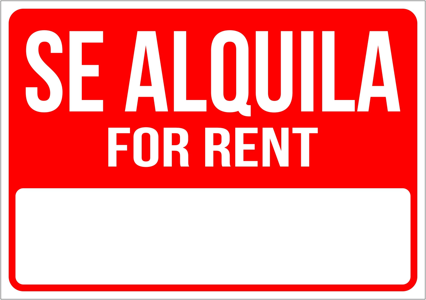 Se Alquila - For Rent