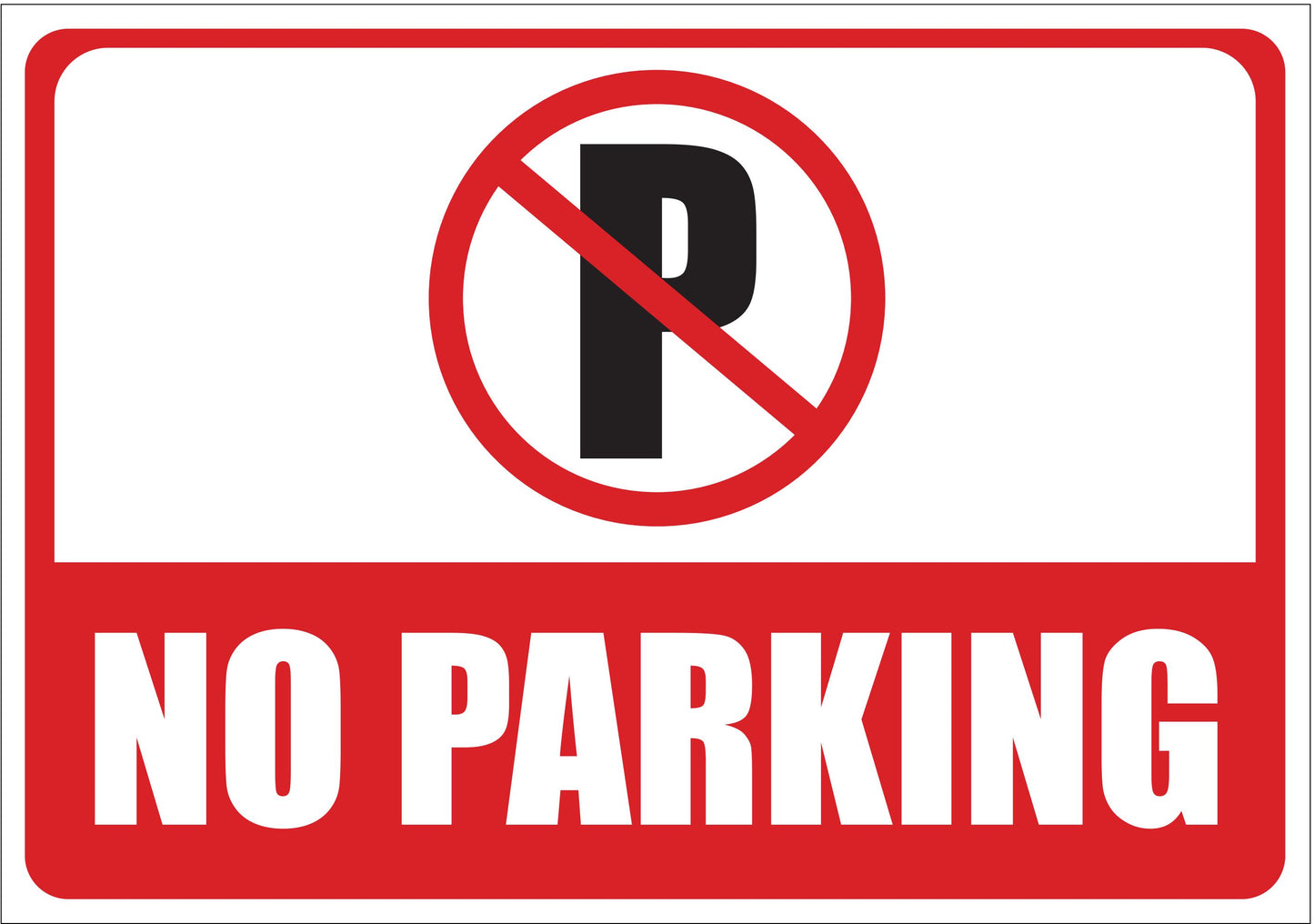 No estacione / No Parking