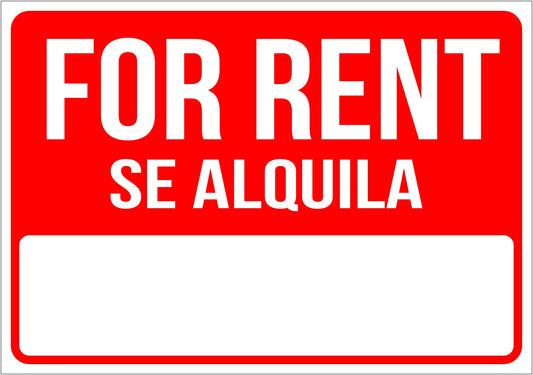 Se Alquila - For Rent